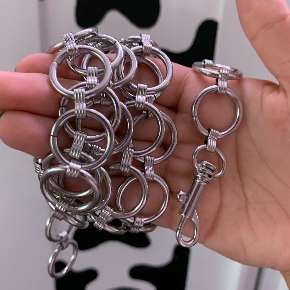brandy Melville circle chain belt